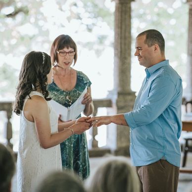 Bonnie was such a delight to have officiate our wedding. She worked with us to help make our ceremon