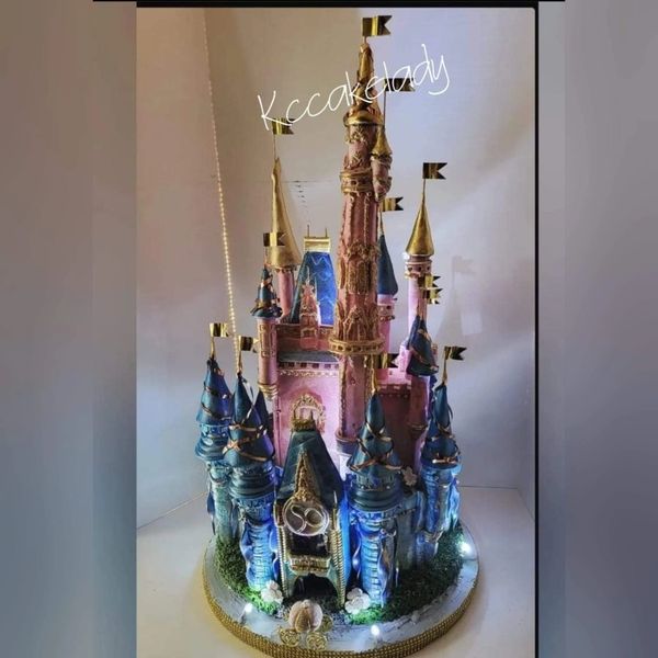 Cinderella Castle Cake