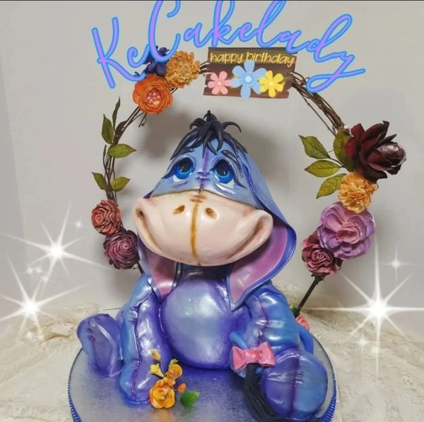 3D Eeyore cake