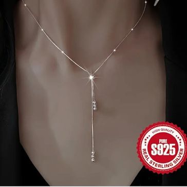 925 Elegant Sterling Silver Necklace