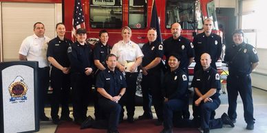 Joy Beth Cottle gets promoted to Battalion Chief