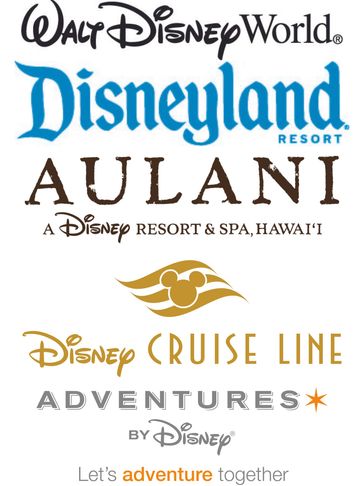Disney Destinations. Walt Disney World. Disneyland. Aulani. Disney Cruise Line. Adventures By Disney.