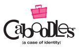 Logo of Caboodles with a pink case illustration.
