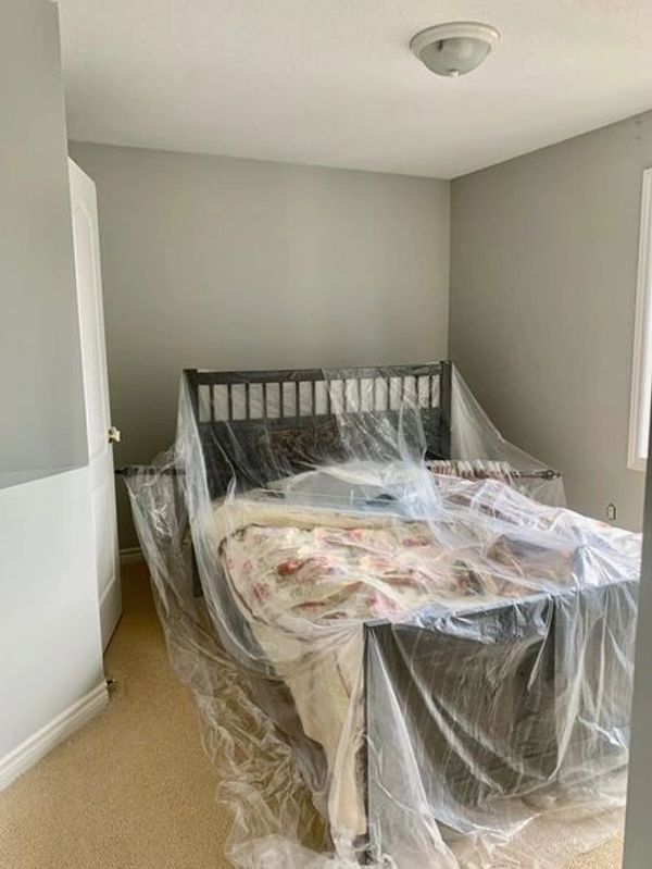 Freshly Painted Bedroom