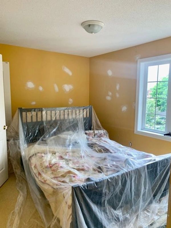 Patch and Paint in Bedroom