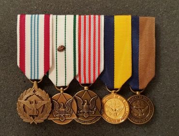 civilian awards, miniature medals for tuxedo, medals for tux