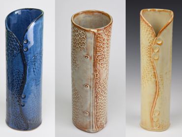 slab vase workshop results were pretty amazing!