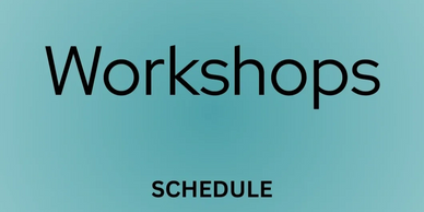 "Workshops schedule" link to booking calendar