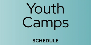 "Youth Camps Schedule" link to booking calendar
