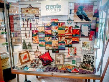 Taking in on the road!  At the Vermont Visitor Center in Guilford, VT