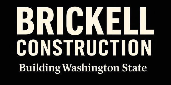 Brickell Construction logo with the tagline Building Washington State.