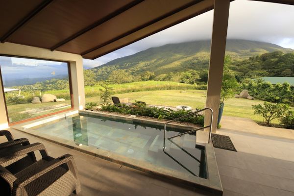 Jacuzzi de agua termal 