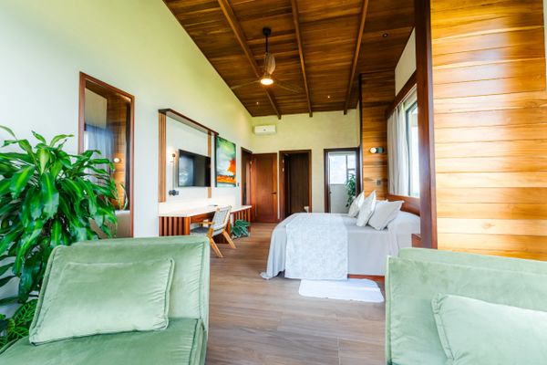 Villas vacacionales con vistas al volcán Arenal