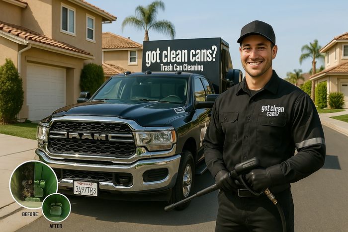 trash can cleaning service