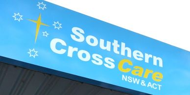 Fascia sign  by Steady Hand Signs of Echuca for Southern Cross Care in Cressy St.  Deniliquin