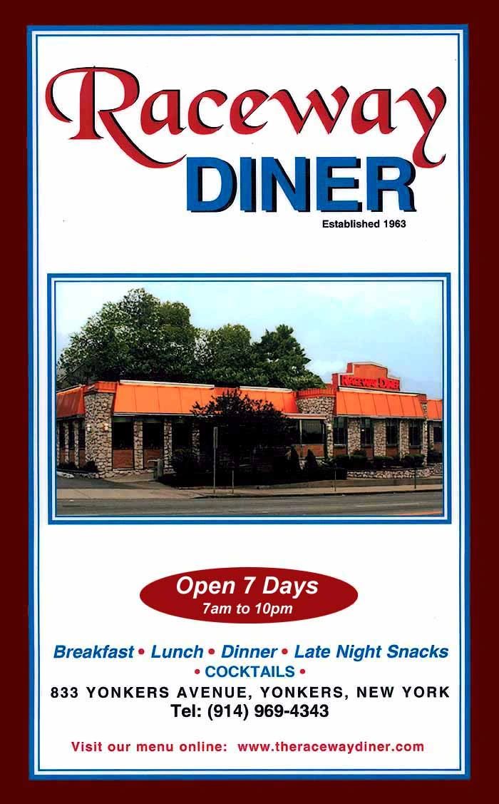 Raceway Diner Quick View Menu. For Our Full ADA Readable Compliant Menu Please Select the "Our Menus