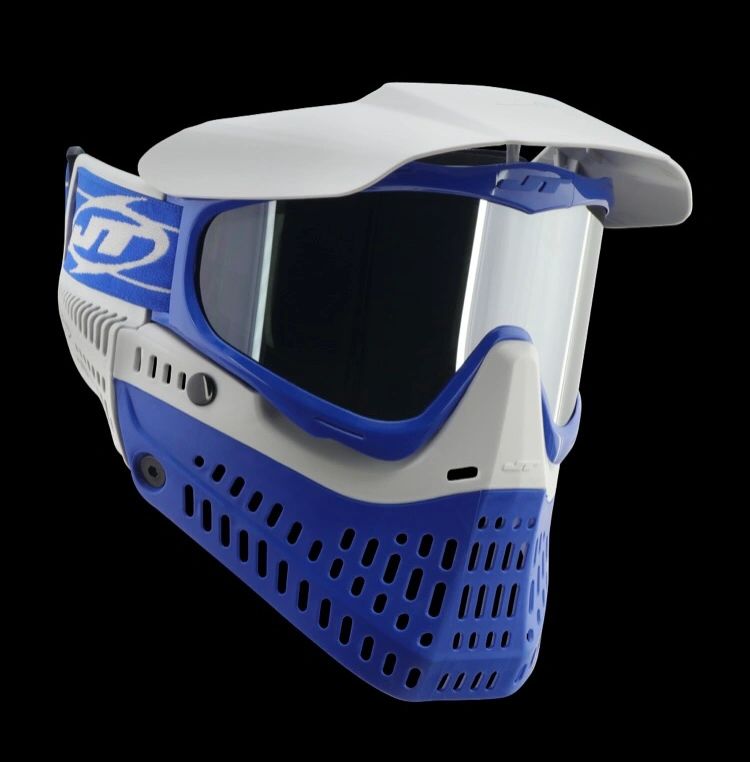 Cobalt JT Proflex Paintball Goggle Mask w/ Chrome & Clear Lens - Cobalt Blue