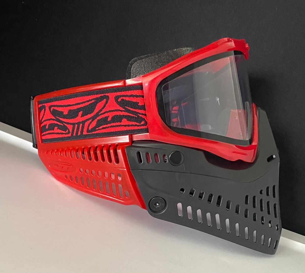 Custom ICE Red Limited Edition JT Proflex Paintball Goggle Mask