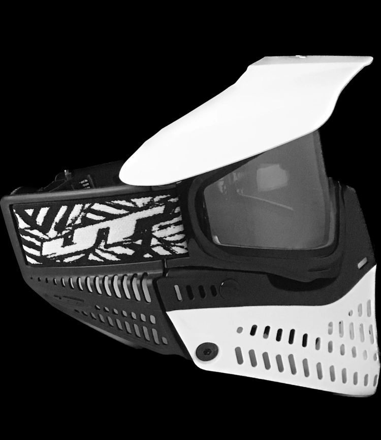 Exclusive JT Proflex Paintball Goggle Mask Zebra Black & White