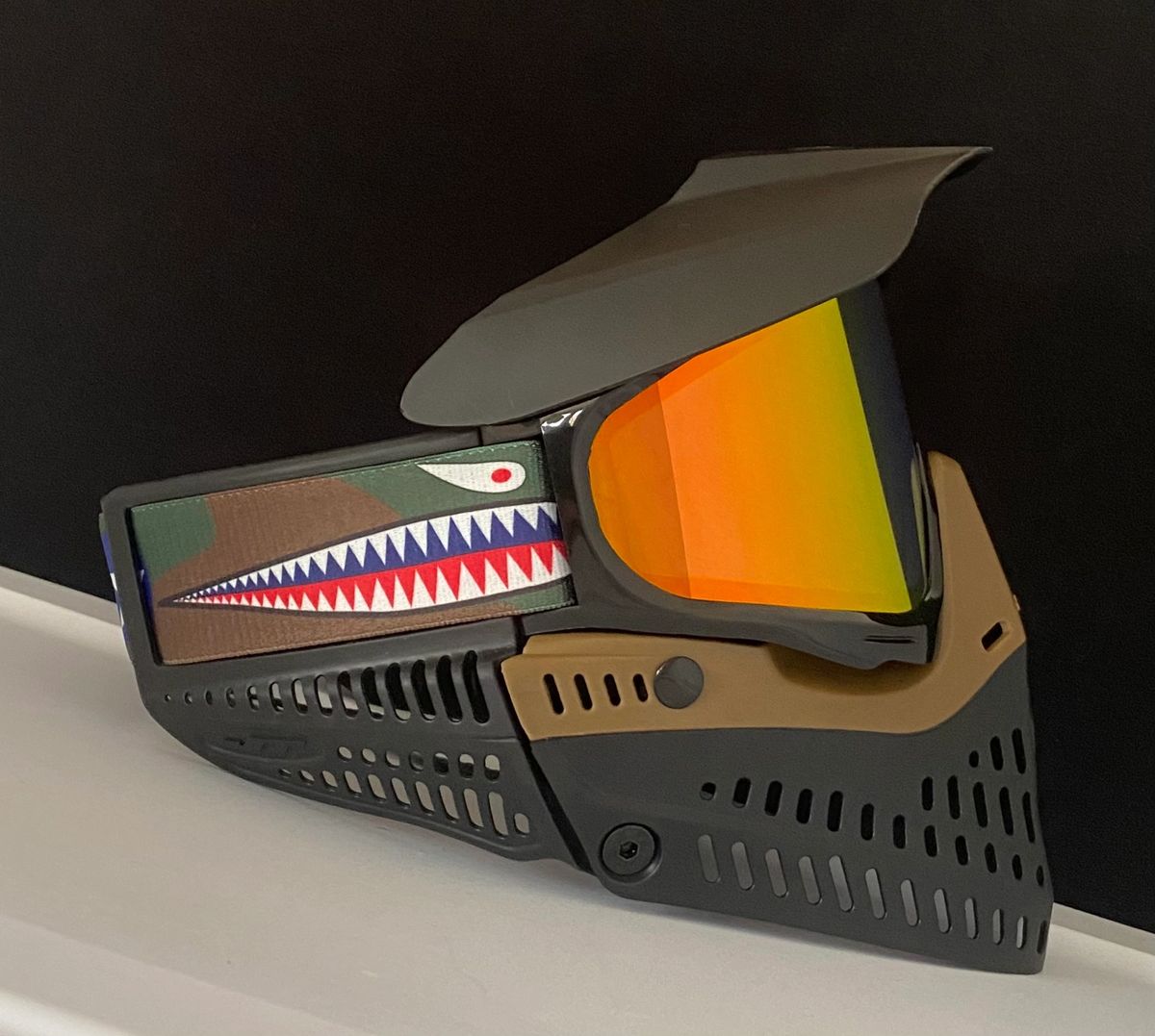 All New Custom JT Proflex Paintball Mask w/ Lava Thermal Lens