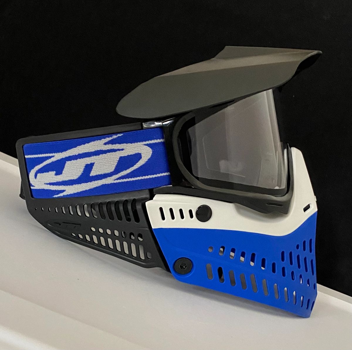 Cobalt JT Proflex Paintball Goggle Mask w/ Clear Lens Cobalt Blue