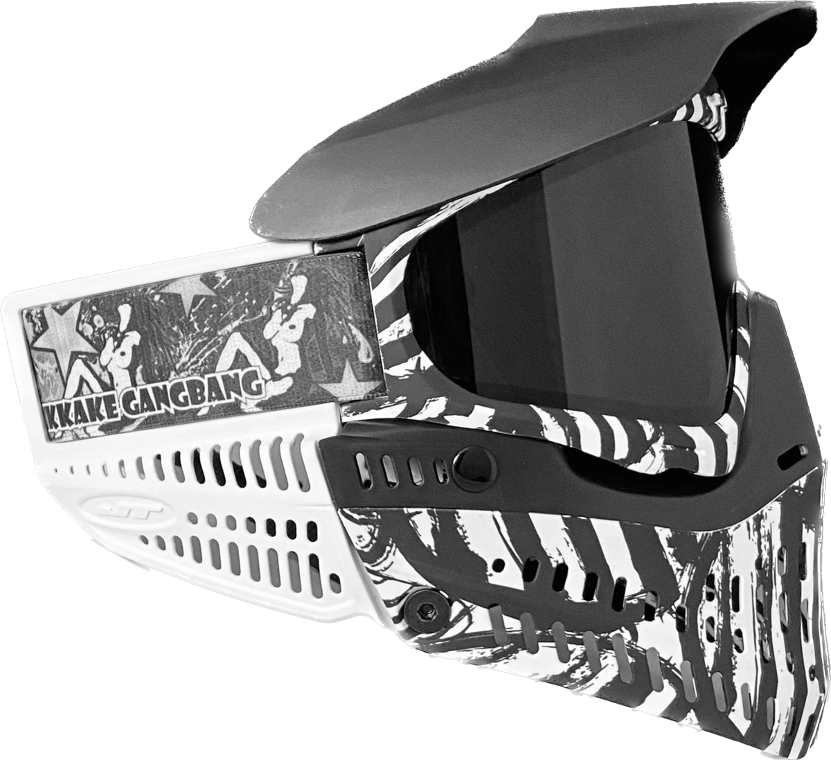 Masque De Paintball JT Proflex - Motif Bandana Zebra/Blanc - Neuf