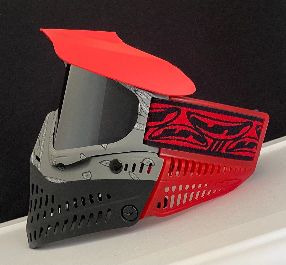 USA ICE Gray Bandana JT Proflex Paintball Goggle Mask Translucent