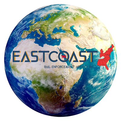 East Coast Bail Enforcement Agency Earth Logo