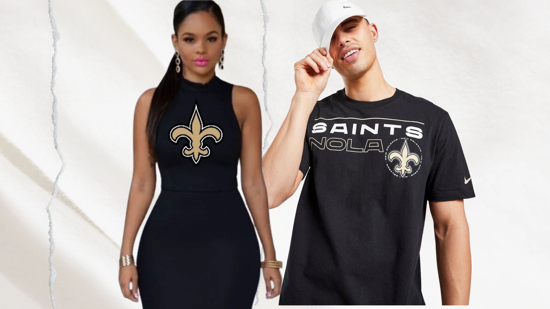 New Orleans Saints NFL Apparel branded tee⚜️ #whodat - Depop