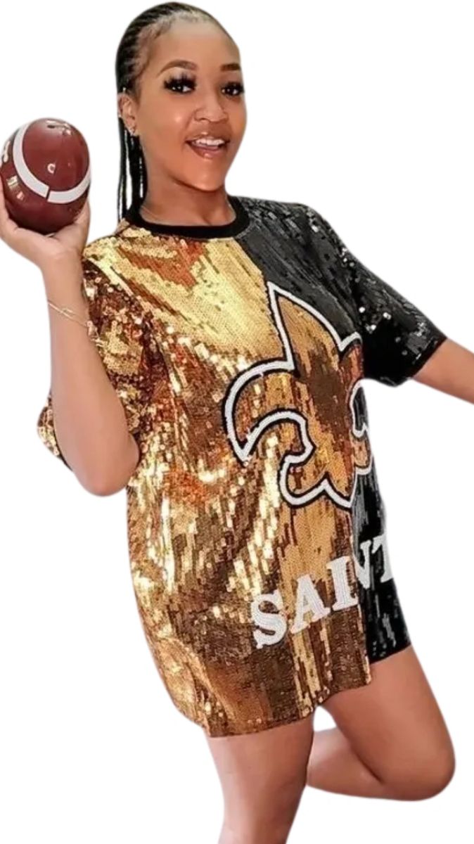 New orleans saints women's jersey best sale dress