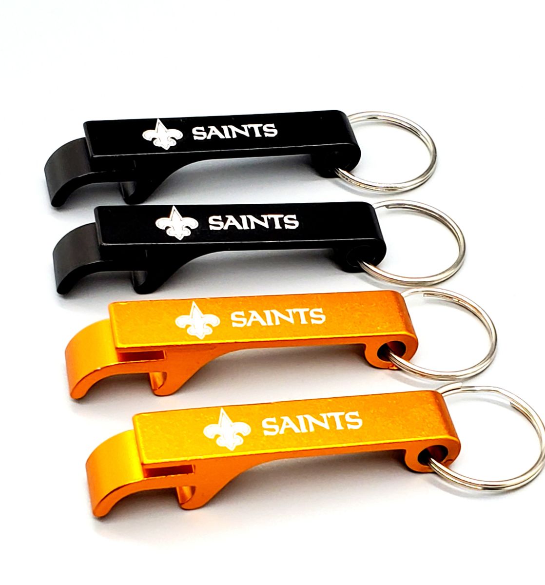 New Orleans Saints Bottle Opener Keychain 1 1/4in x 2 1/2in