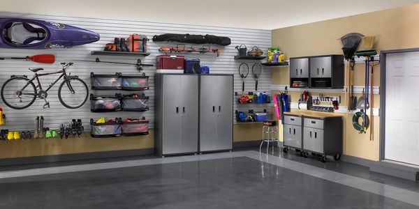 Organized garage clutter free. Male your garage a functional space.