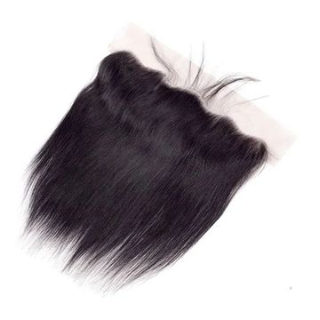 Ohhhlalahair 14-20 inch 13'' x 4'' Straight Free Parted Frontal 1B Natural Black