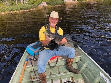 Trophy blue walleye 