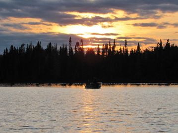 Sunset On Lac Achepabanca