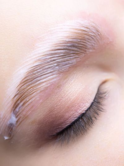 Brow Lamination and brow tinting. Licensed esthetician in coralville iowa