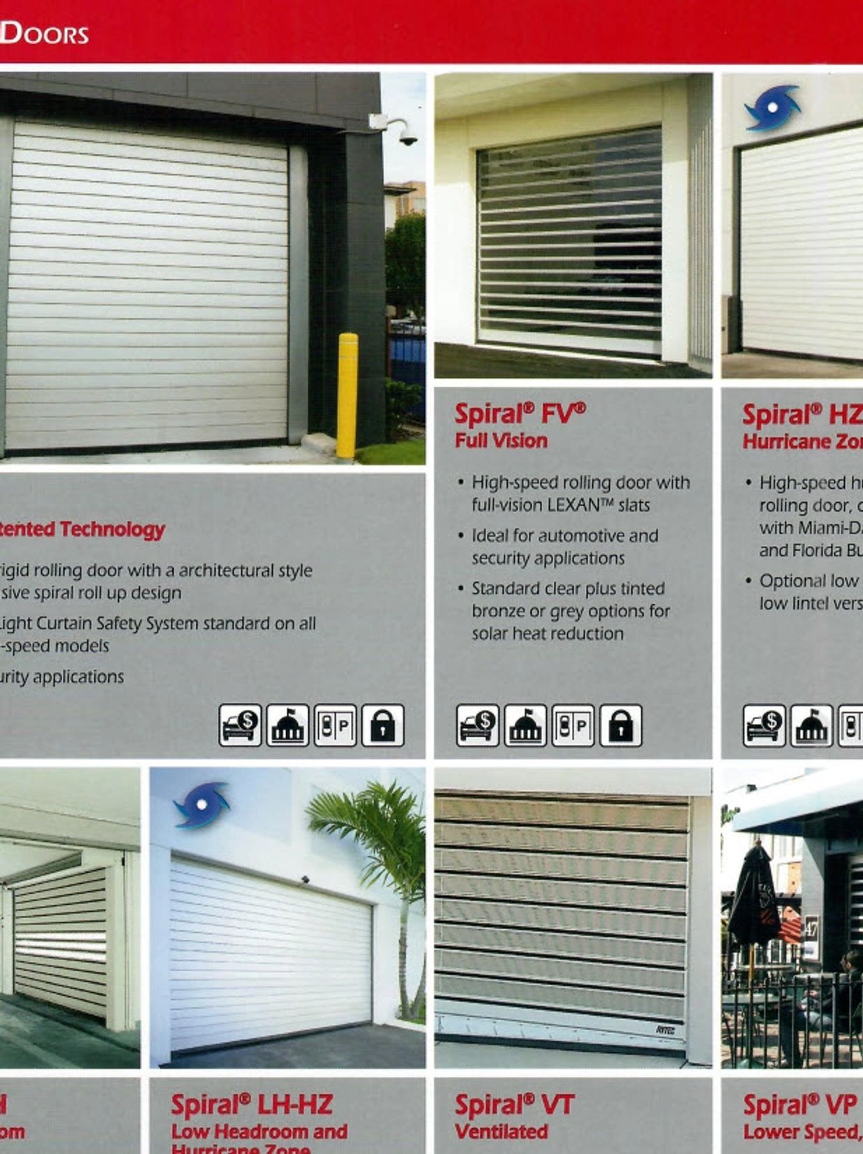 Select from Rytec Spiral Doors