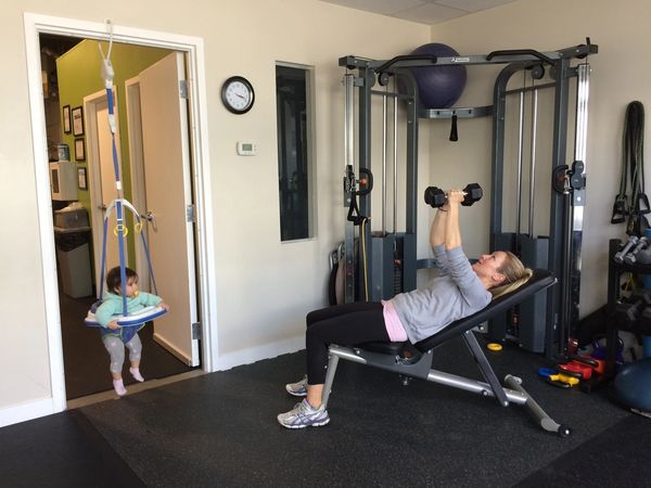 Postpartum personal trainer Calgary, postnatal fitness classes Calgary