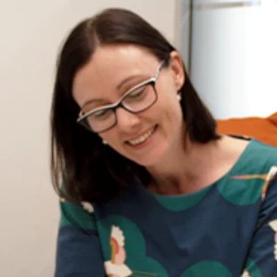 Dr Skye McLennan providing peer supervision to another psychologist.