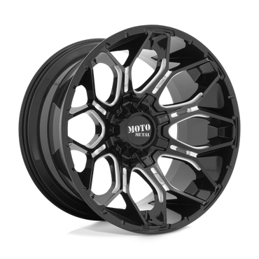 Moto Metal Wheel Wheelroc Gloss Black Milled