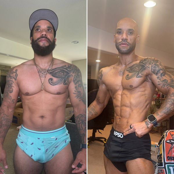 Stark Fitness client transformation - lean muscle