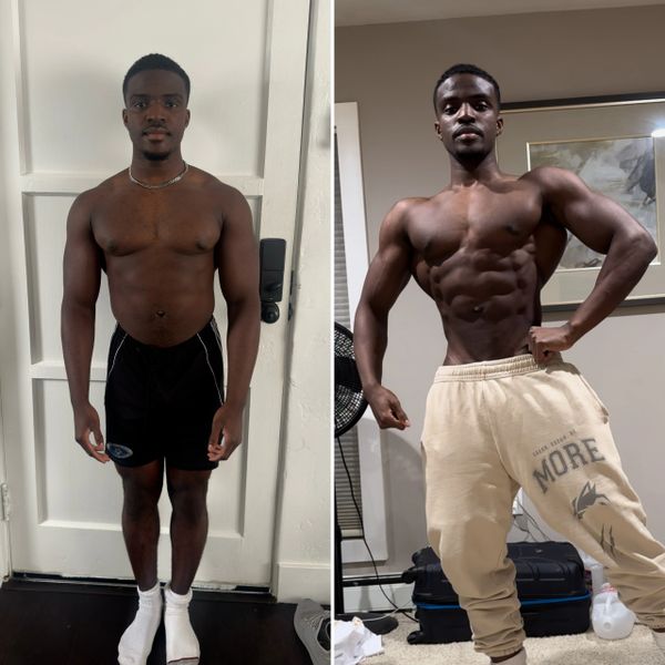 Stark Fitness client transformation - body composition