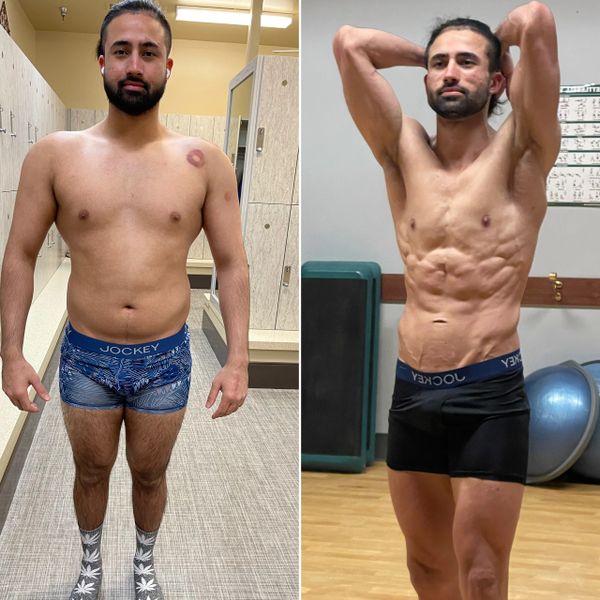 Stark Fitness client transformation - muscle building