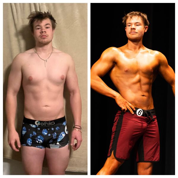 Stark Fitness client transformation - competition prep
