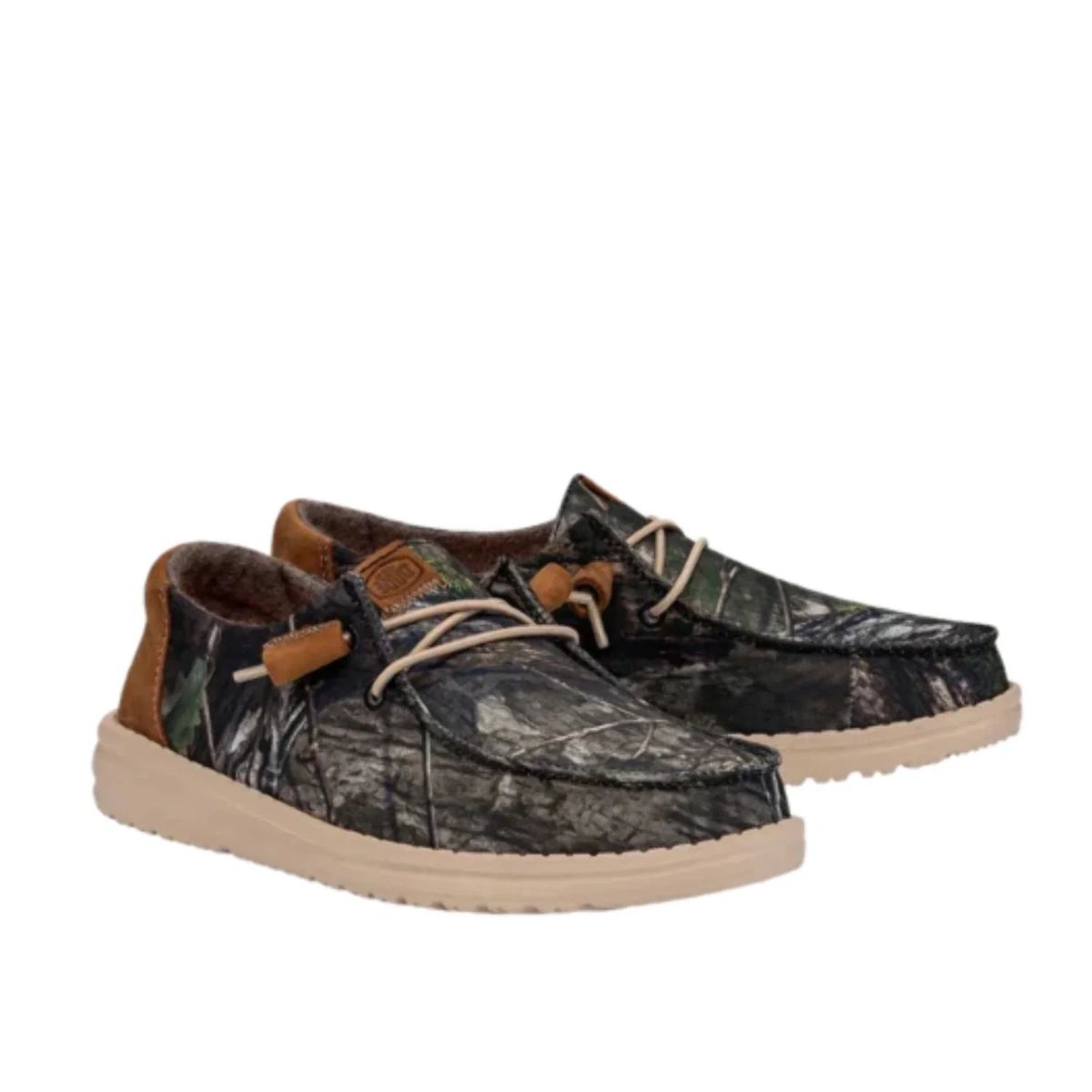 Hey Dude Men's Wally Mossy Oak Country DNA Camo Casual Shoes