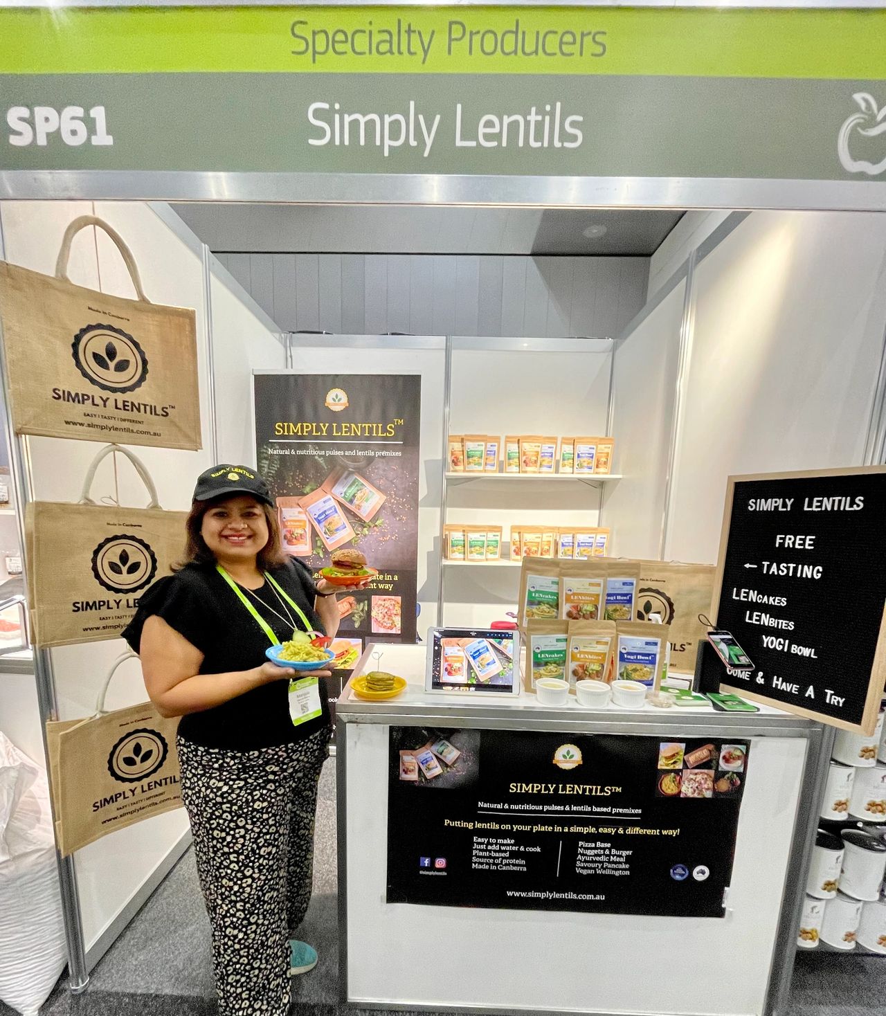 Our stand at Foodservice Australia expo