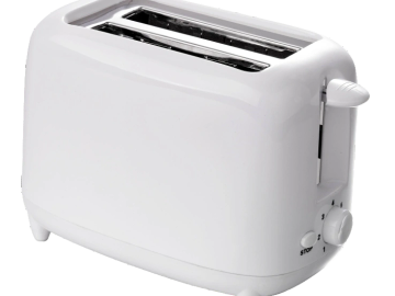 White two-slice toaster.