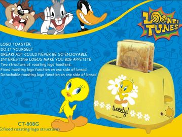 Looney Tunes themed yellow toaster with Tweety design.