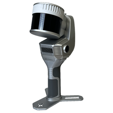 A modern, handheld device with a cylindrical sensor and ergonomic handle.
