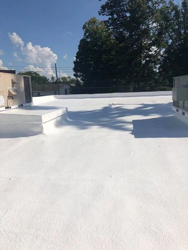 Commercial flat roof replacement. TPO Single Ply, PVC Single Ply, Rubber roofing. Flat roof repairs.